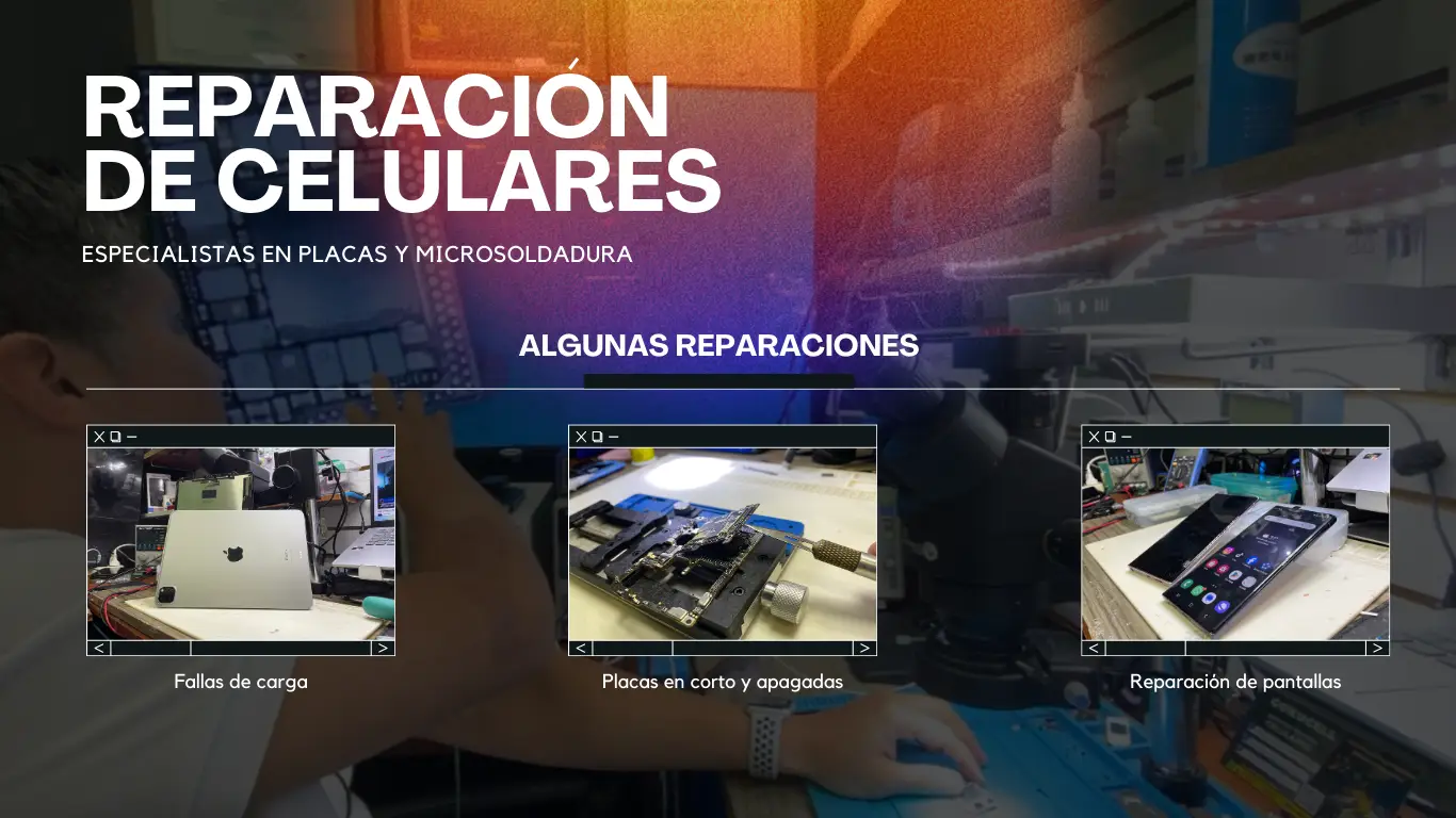 reparación de celulares